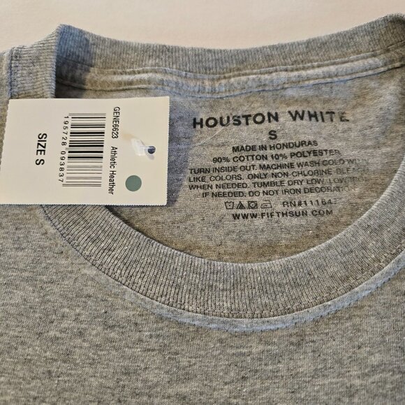 Houston White Be The Change Gray Men's Short Sleeve T-Shirt Tee Sz S - Picture 8 of 8